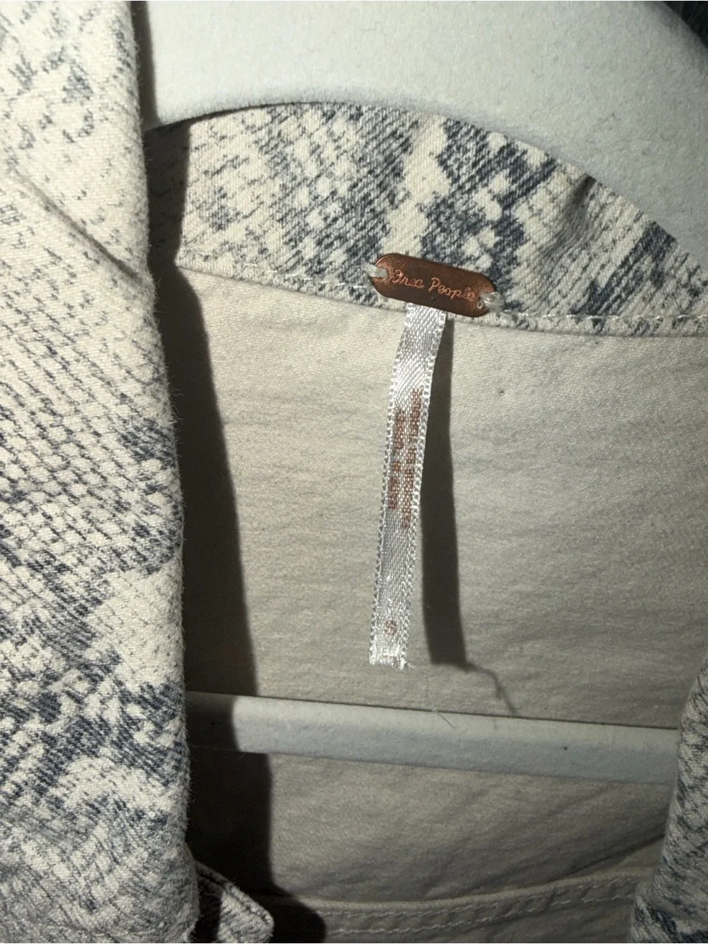 Free People Snakeskin Jacket